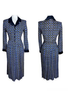 True Vintage Lanz Originals Floral Midi Dress